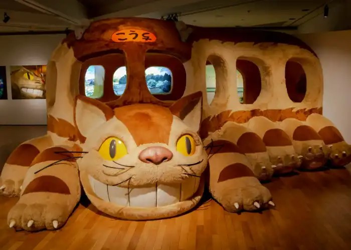 The Cat Bus, featuring a big, fuzzy cat shaped like a bus.